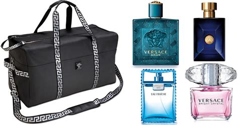 versace perfume bags|free versace bag with perfume.